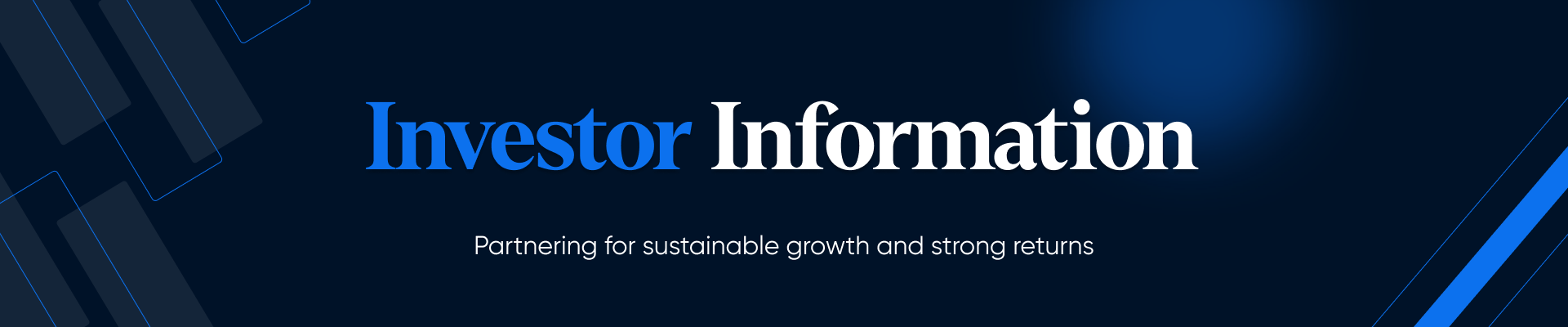 Investors Information